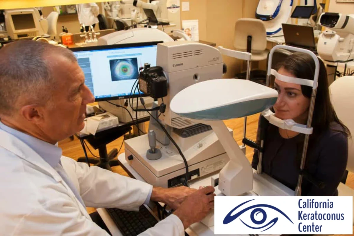 Patient Receiving Corneal Care