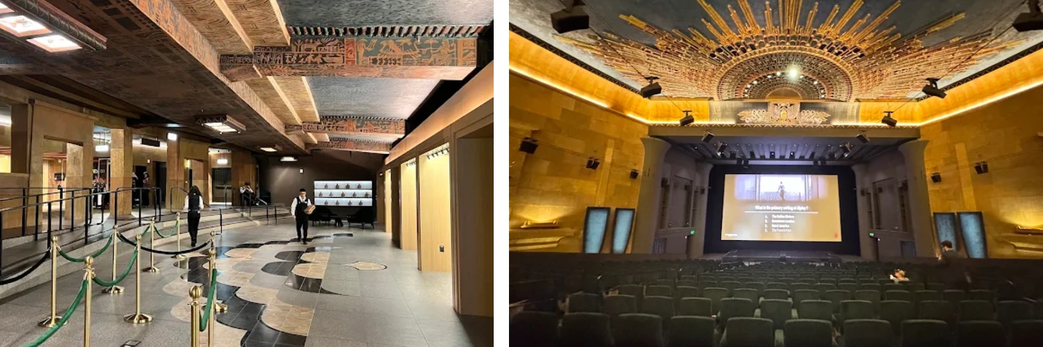 The Egyptian Theatre Hollywood Front View