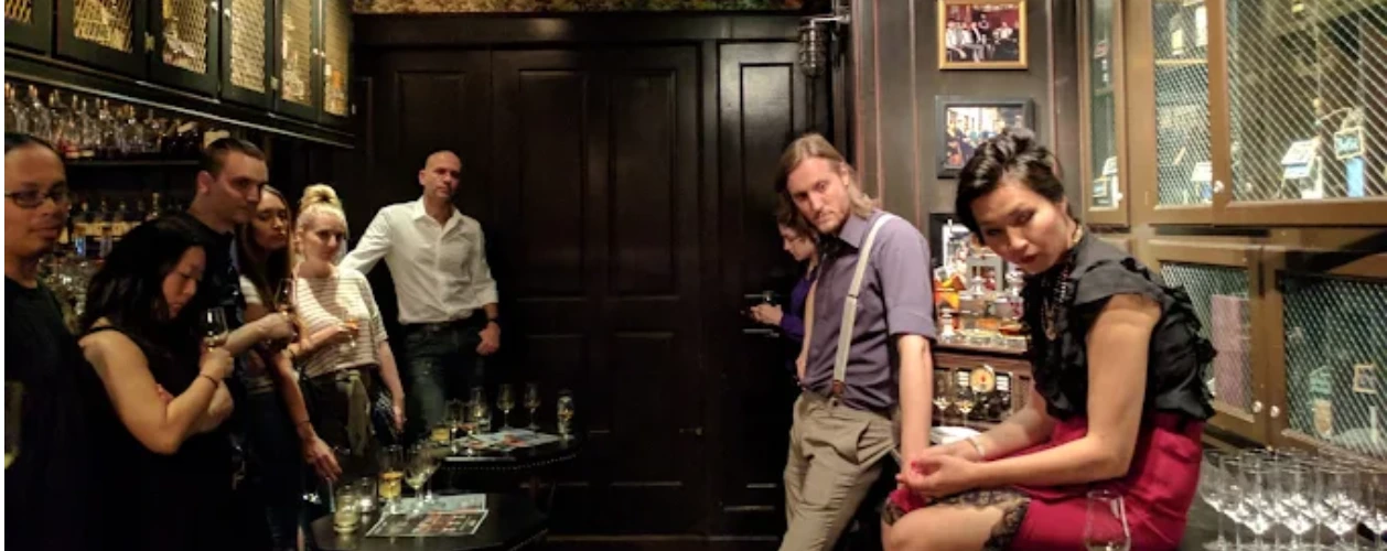 Interior of Seven Grand Bar