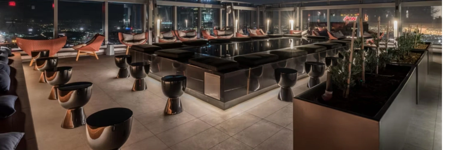 Luxury Rooftop Seating at Spire 73