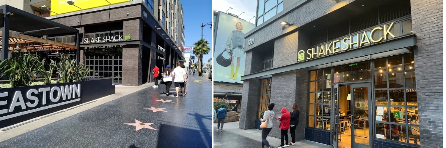 Shake Shack Hollywood Exterior