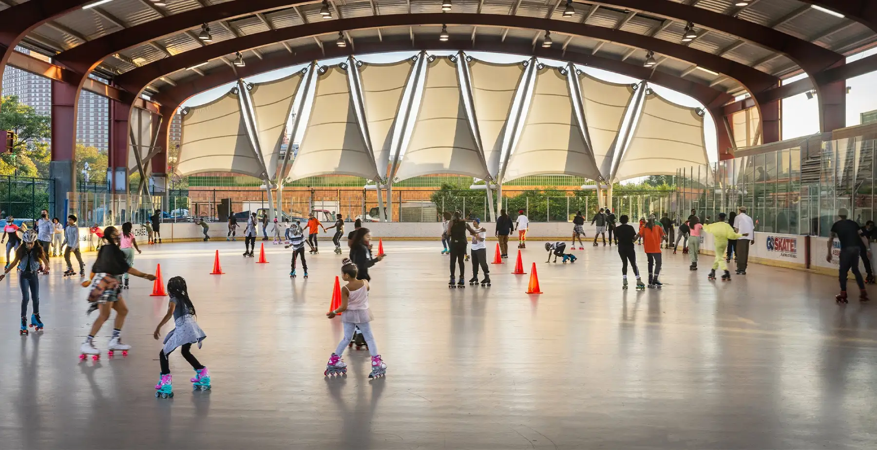 Riverbank State Park Ice Rink