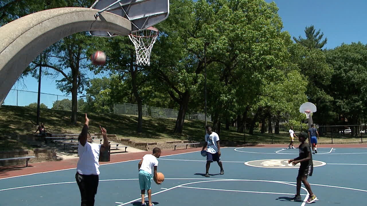 MLK Park Outdoor Basketball Courts in Rochester MN