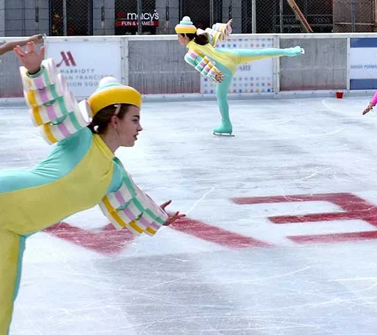Holiday Ice Rink In Union Square